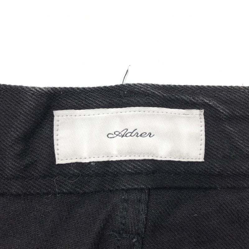 【中古品】【メンズ】 ADRER アドラー WASHABLE FLARED DENIM PANTS ADTOY0121001 ウォッシャブル フレアデニムパンツ ボトムス 158-260819-hn-12-fur サイズ：M カラー：ブラック 万代Net店