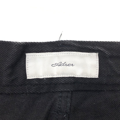 【中古品】【メンズ】 ADRER アドラー WASHABLE FLARED DENIM PANTS ADTOY0121001 ウォッシャブル フレアデニムパンツ ボトムス 158-260819-hn-12-fur サイズ：M カラー：ブラック 万代Net店