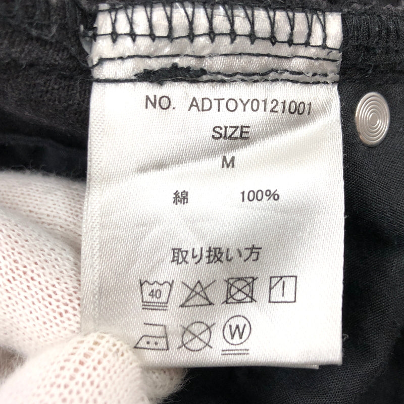 【中古品】【メンズ】 ADRER アドラー WASHABLE FLARED DENIM PANTS ADTOY0121001 ウォッシャブル フレアデニムパンツ ボトムス 158-260819-hn-12-fur サイズ：M カラー：ブラック 万代Net店