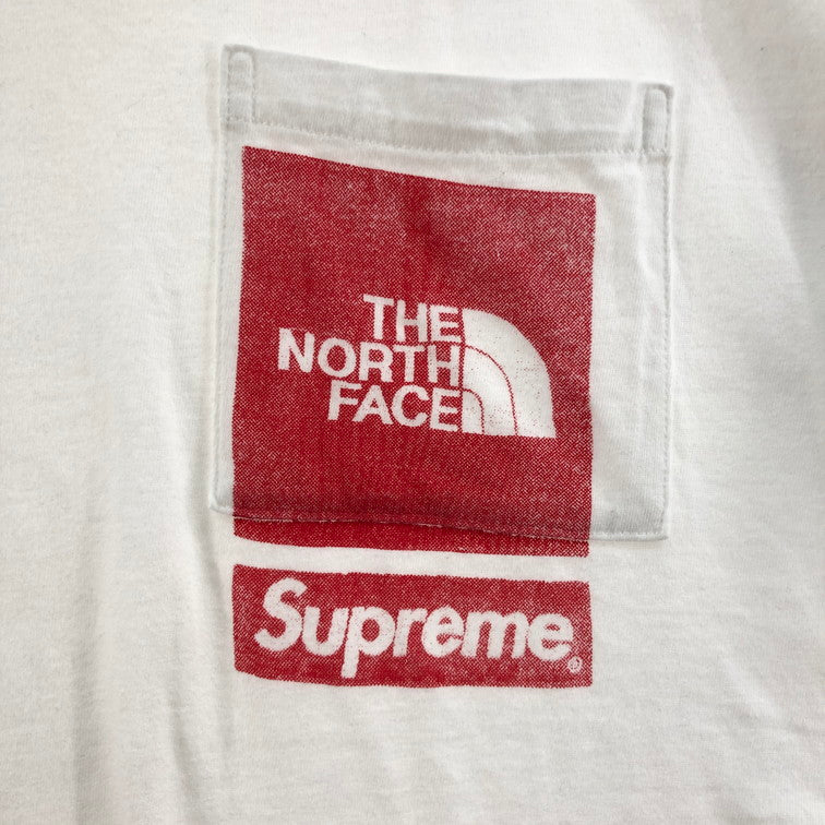 【中古品】Supreme シュプリーム THE NORTH FACE × Supreme/NT023091/S/S TEE 149-251204-SY-02-iwa サイズ：M 万代Net店