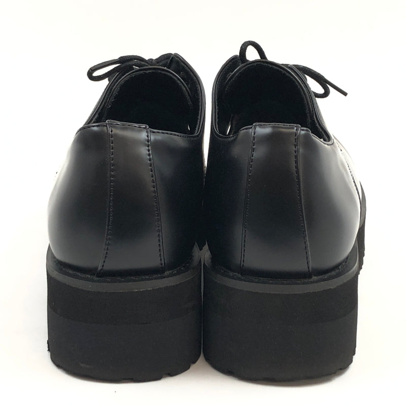 【中古品】【メンズ】 LOOSE ルース CHUNKY-SOLE PLAIN-TOE SHOES LOBU094 チャンキー ハイソール プレーントゥシューズ ドレスシューズ 靴 165-260820-hn-01-fur サイズ：44(27.0～27.5cm相当) カラー：ブラック 万代Net店