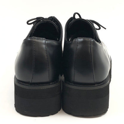 【中古品】【メンズ】 LOOSE ルース CHUNKY-SOLE PLAIN-TOE SHOES LOBU094 チャンキー ハイソール プレーントゥシューズ ドレスシューズ 靴 165-260820-hn-01-fur サイズ：44(27.0～27.5cm相当) カラー：ブラック 万代Net店
