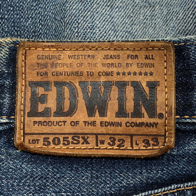 【現状渡し品】【メンズ】 EDWIN エドウィン 5054 デニムパンツ ボトムス 156-250221-hn-03-fur サイズ：W32 L33 カラー：インディゴ 万代Net店