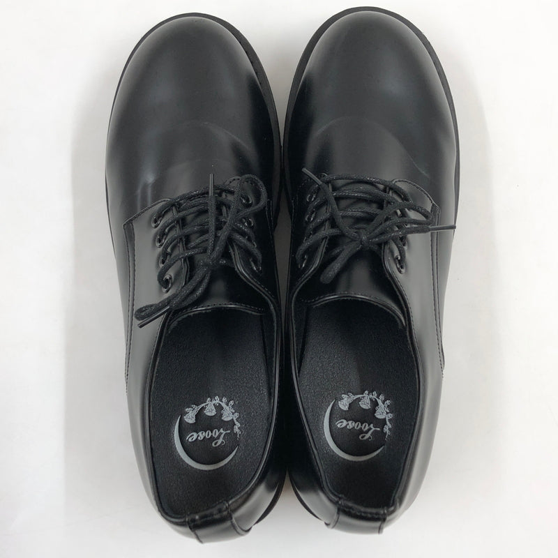 【中古品】【メンズ】 LOOSE ルース CHUNKY-SOLE PLAIN-TOE SHOES LOBU094 チャンキー ハイソール プレーントゥシューズ ドレスシューズ 靴 165-260820-hn-01-fur サイズ：44(27.0～27.5cm相当) カラー：ブラック 万代Net店