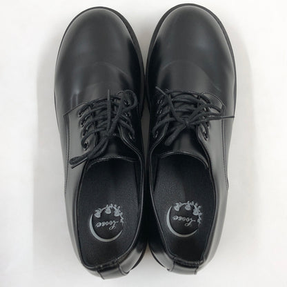 【中古品】【メンズ】 LOOSE ルース CHUNKY-SOLE PLAIN-TOE SHOES LOBU094 チャンキー ハイソール プレーントゥシューズ ドレスシューズ 靴 165-260820-hn-01-fur サイズ：44(27.0～27.5cm相当) カラー：ブラック 万代Net店