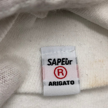 【中古品】【メンズ】 A ELEGANTES SAPEUR サプール BURGER バーガー 長袖TEE Tシャツ 長袖 トップス 142-250628-hn-03-fur サイズ：L カラー：ホワイト系 万代Net店