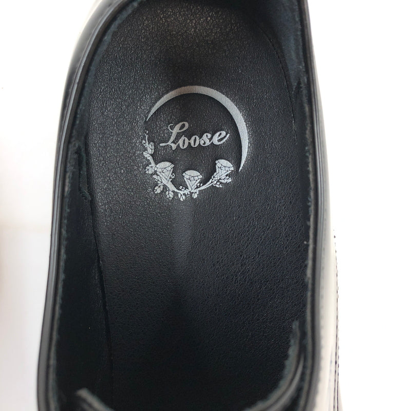 【中古品】【メンズ】 LOOSE ルース CHUNKY-SOLE PLAIN-TOE SHOES LOBU094 チャンキー ハイソール プレーントゥシューズ ドレスシューズ 靴 165-260820-hn-01-fur サイズ：44(27.0～27.5cm相当) カラー：ブラック 万代Net店