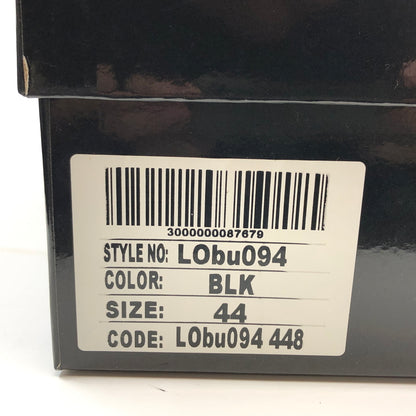 【中古品】【メンズ】 LOOSE ルース CHUNKY-SOLE PLAIN-TOE SHOES LOBU094 チャンキー ハイソール プレーントゥシューズ ドレスシューズ 靴 165-260820-hn-01-fur サイズ：44(27.0～27.5cm相当) カラー：ブラック 万代Net店