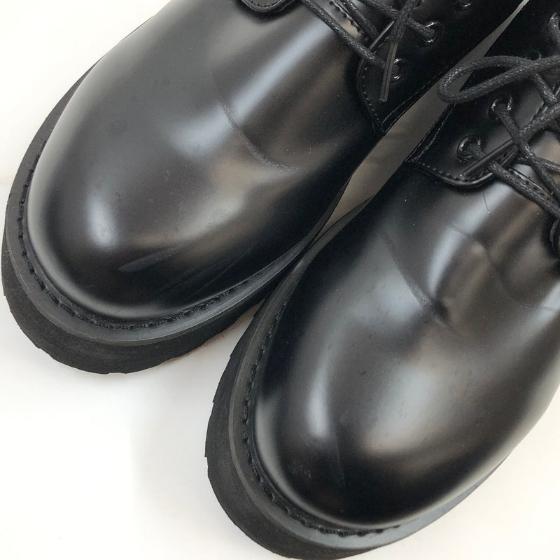 【中古品】【メンズ】 LOOSE ルース CHUNKY-SOLE PLAIN-TOE SHOES LOBU094 チャンキー ハイソール プレーントゥシューズ ドレスシューズ 靴 165-260820-hn-01-fur サイズ：44(27.0～27.5cm相当) カラー：ブラック 万代Net店