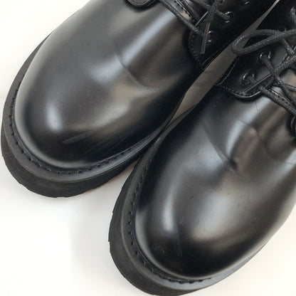 【中古品】【メンズ】 LOOSE ルース CHUNKY-SOLE PLAIN-TOE SHOES LOBU094 チャンキー ハイソール プレーントゥシューズ ドレスシューズ 靴 165-260820-hn-01-fur サイズ：44(27.0～27.5cm相当) カラー：ブラック 万代Net店