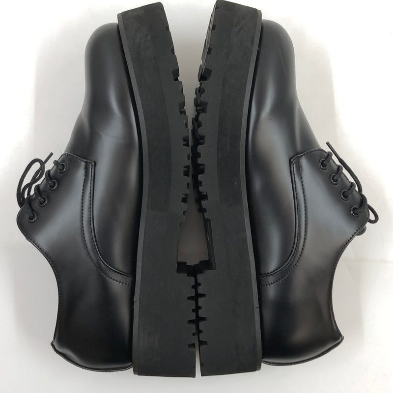 【中古品】【メンズ】 LOOSE ルース CHUNKY-SOLE PLAIN-TOE SHOES LOBU094 チャンキー ハイソール プレーントゥシューズ ドレスシューズ 靴 165-260820-hn-01-fur サイズ：44(27.0～27.5cm相当) カラー：ブラック 万代Net店