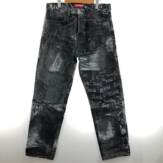 【中古美品】Supreme シュプリーム ARCHIVE DENIM JACQUARD REGULAR 149-251204-SY-04-iwa サイズ：32 万代Net店