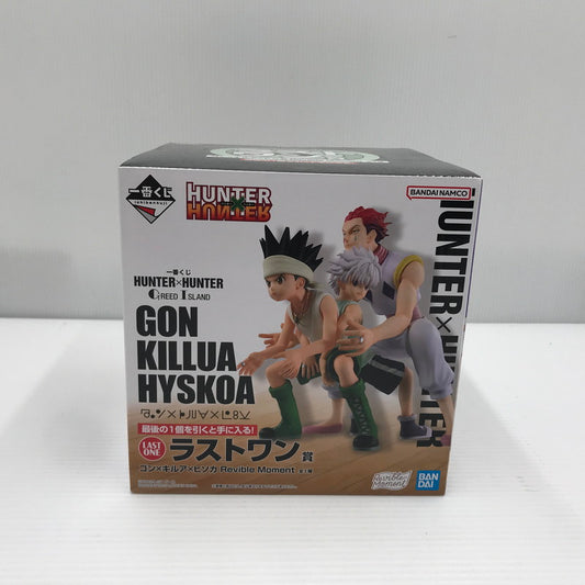 【中古美品】 一番くじ HUNTER×HUNTER GREED ISLAND ラストワン賞 ゴン×キルア×ヒソカ Revible Moment フィギュア 未開封 051-260820-ti-13-tagh 万代Net店