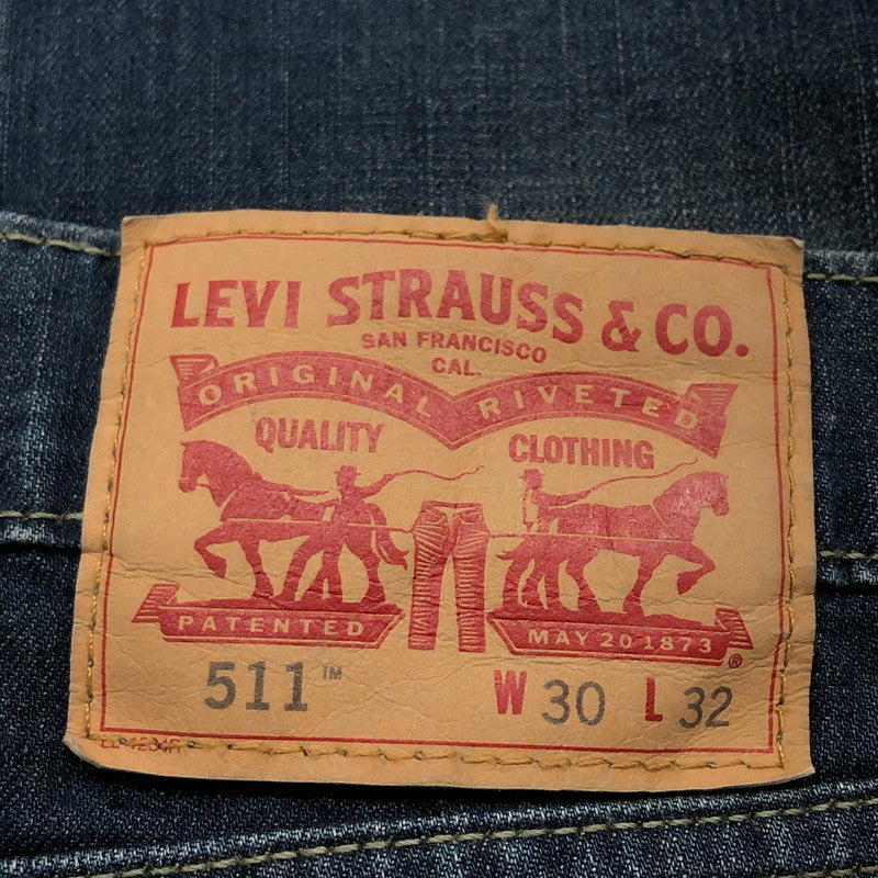 【中古品】【メンズ】 Levi's リーバイス PC9-04511-0460 511 デニムパンツ ボトムス 158-250221-hn-05-fur サイズ：W30 L32 カラー：インディゴ 万代Net店