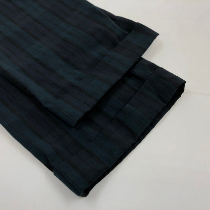 【現状渡し品】【メンズ】 BEAMS PLUS ビームスプラス シンチバック チェックパンツ ボトムス 158-260309-hn-04-fur サイズ：M カラー：ネイビー/グリーン系 万代Net店