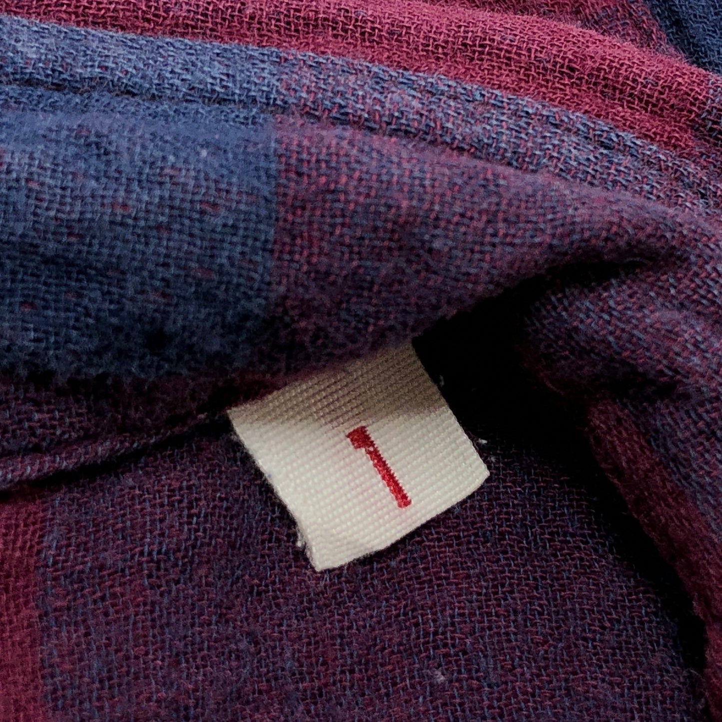 【ジャンク品】【メンズ】 GOWEST ゴーウエスト チェックシャツ カジュアルシャツ 半袖 トップス 145-251102-hn-09-fur サイズ：1 カラー：レッド/ネイビー系 万代Net店