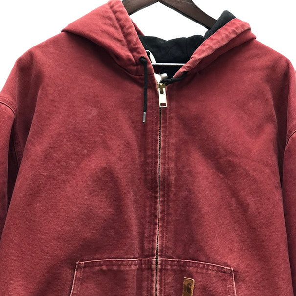 【中古品】【メンズ】 Carhartt カーハート CARHARTT ダック地 アクティブジャケット 146-250124-wy‐6-tomh サイズ：2XL カラー：レッド 万代Net店