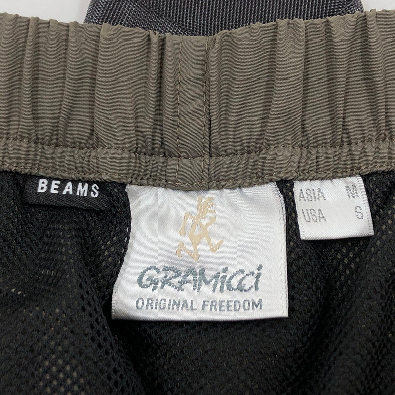 【中古品】【メンズ】 GRAMICCI グラミチ × BEAMS ビームス NYLON SHORTS ナイロンショーツ ショートパンツ ボトムス 155-260820-hn-04-fur サイズ：M カラー：カーキ系 万代Net店