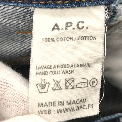 【ジャンク品】【メンズ】 A.P.C. アーペーセー PETIT NEW STANDARD プチニュースタンダード デニムパンツ ボトムス 152-250222-hn-01-fur サイズ：26 カラー：インディゴ 万代Net店