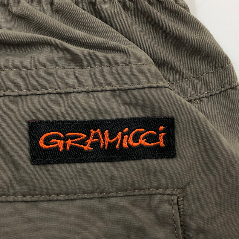 【中古品】【メンズ】 GRAMICCI グラミチ × BEAMS ビームス NYLON SHORTS ナイロンショーツ ショートパンツ ボトムス 155-260820-hn-04-fur サイズ：M カラー：カーキ系 万代Net店