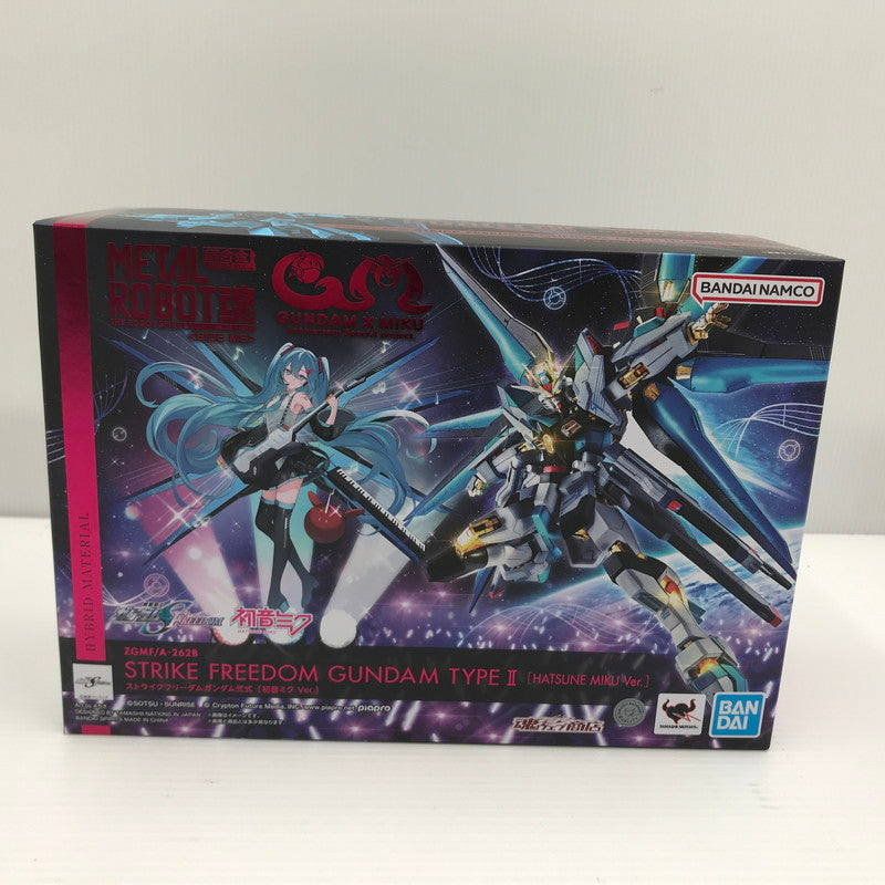 【中古美品】 METAL ROBOT魂 <SIDE MS> 機動戦士ガンダムSEED FREEDOM ストライクフリーダムガンダム弐式 [初音ミク Ver.] 未開封 056-260820-ti-16-tagh 万代Net店