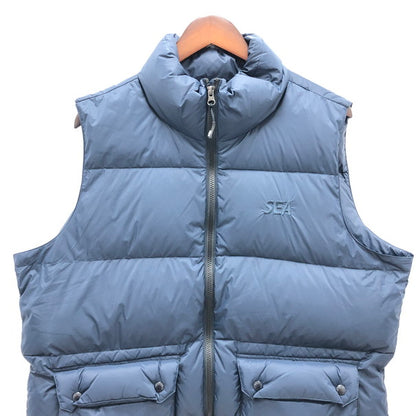 【中古品】【メンズ】  WIND AND SEA×TAION VOLUME DOWN VEST 142-250126-SU-01-tomh サイズ：L カラー：NAVY 万代Net店