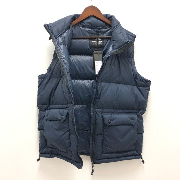 【中古品】【メンズ】  WIND AND SEA×TAION VOLUME DOWN VEST 142-250126-SU-01-tomh サイズ：L カラー：NAVY 万代Net店