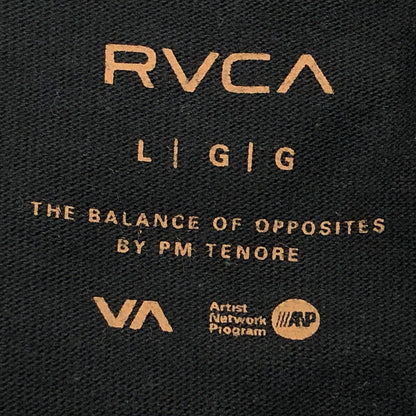 【中古品】【メンズ】 RVCA ルーカ 長袖Tシャツ トップス 142-250222-hn-04-fur サイズ：L カラー：ブラック 万代Net店