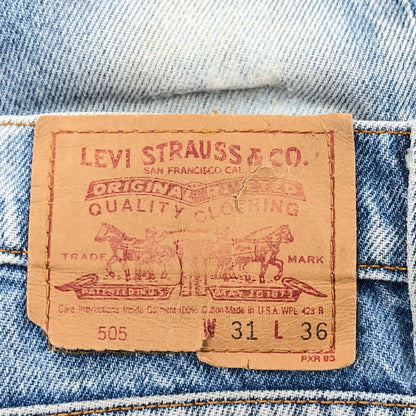 【現状渡し品】【メンズ】 LEVI'S リーバイス 90S 505 DENIM PANTS 00505-7417 刻印501 95年製 デニムパンツ ボトムス 157-260820-hn-07-fur サイズ：31×36 カラー：ブルー系 万代Net店