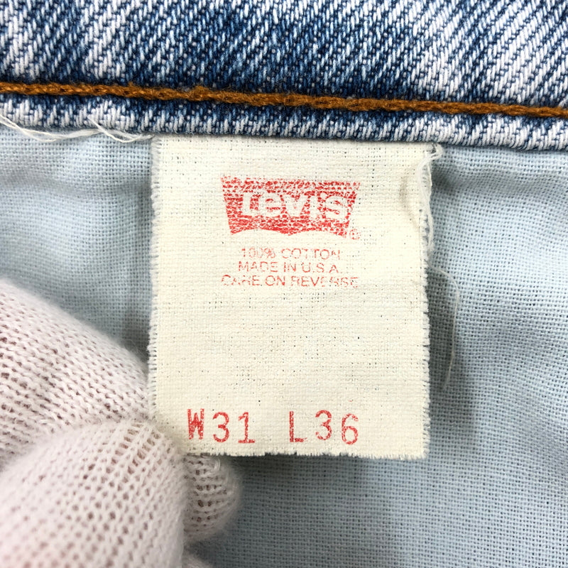 【現状渡し品】【メンズ】 LEVI'S リーバイス 90S 505 DENIM PANTS 00505-7417 刻印501 95年製 デニムパンツ ボトムス 157-260820-hn-07-fur サイズ：31×36 カラー：ブルー系 万代Net店