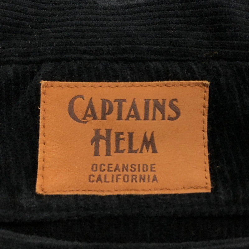 【中古品】【メンズ】 CAPTAINS HELM キャプテンズヘルム コーデュロイパンツ ボトムス 153-250224-hn-01-fur サイズ：L カラー：ブラック 万代Net店