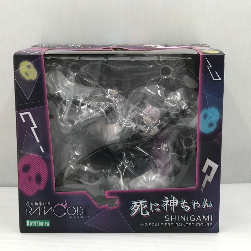 【中古美品】 コトブキヤ 超探偵事件簿 レインコード 死に神ちゃん 1/7スケールフィギュア 未開封 箱イタミあり 053-260820-ti-20-tagh 万代Net店