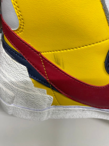 【中古品】【メンズ】 NIKE ナイキ ×SACAI サカイ BLAZER MID SACAI VARSITY MAIZE BV0072-700 ブレーザー ミッド サカイ バーシティーメイズ 160-250424-jt-05-min サイズ：US 9.5 27.5cm カラー：VARSITY MAIZE/VARSITY RED 万代Net店