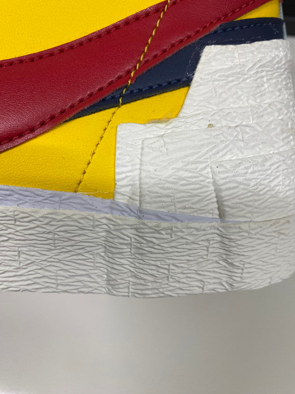 【中古品】【メンズ】 NIKE ナイキ ×SACAI サカイ BLAZER MID SACAI VARSITY MAIZE BV0072-700 ブレーザー ミッド サカイ バーシティーメイズ 160-250424-jt-05-min サイズ：US 9.5 27.5cm カラー：VARSITY MAIZE/VARSITY RED 万代Net店