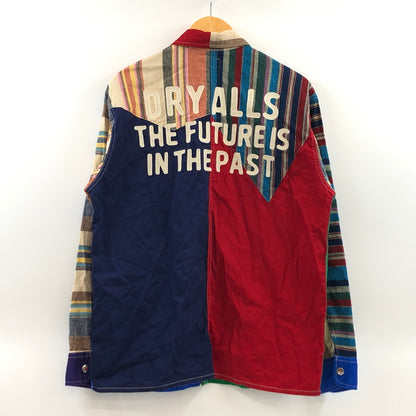 【中古品】【メンズ】 HUMAN MADE ヒューマンメード CLOWN SHIRT HM30SH002 クラウンシャツ カジュアルシャツ 長袖 トップス 142-260820-hn-09-fur サイズ：M カラー：マルチカラー 万代Net店