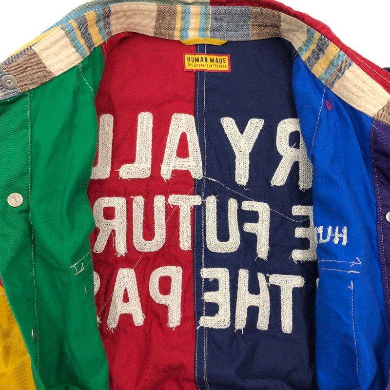 【中古品】【メンズ】 HUMAN MADE ヒューマンメード CLOWN SHIRT HM30SH002 クラウンシャツ カジュアルシャツ 長袖 トップス 142-260820-hn-09-fur サイズ：M カラー：マルチカラー 万代Net店