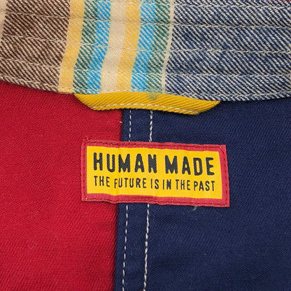 【中古品】【メンズ】 HUMAN MADE ヒューマンメード CLOWN SHIRT HM30SH002 クラウンシャツ カジュアルシャツ 長袖 トップス 142-260820-hn-09-fur サイズ：M カラー：マルチカラー 万代Net店