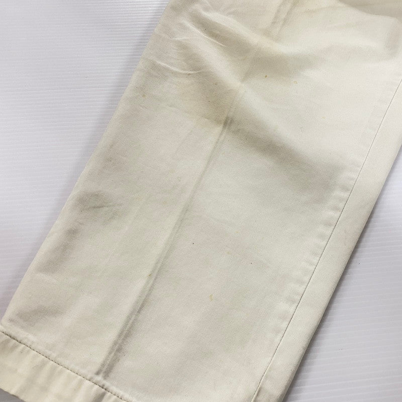 【現状渡し品】【メンズ】 RRL ダブルアールエル 90's 2TUCK CHINO PANTS 90年代 2タック チノパン ボトムス 三ツ星タグ 158-251103-yo-29-tei サイズ：31-31 カラー：ホワイト 万代Net店