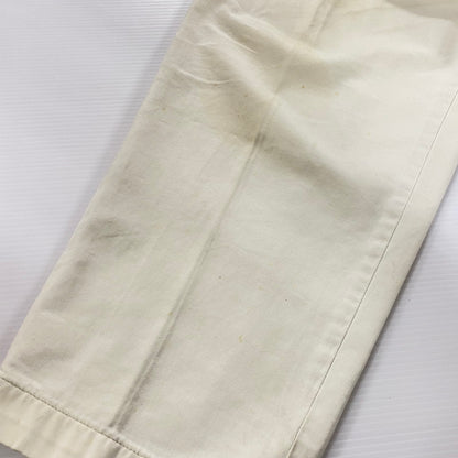 【現状渡し品】【メンズ】 RRL ダブルアールエル 90's 2TUCK CHINO PANTS 90年代 2タック チノパン ボトムス 三ツ星タグ 158-251103-yo-29-tei サイズ：31-31 カラー：ホワイト 万代Net店
