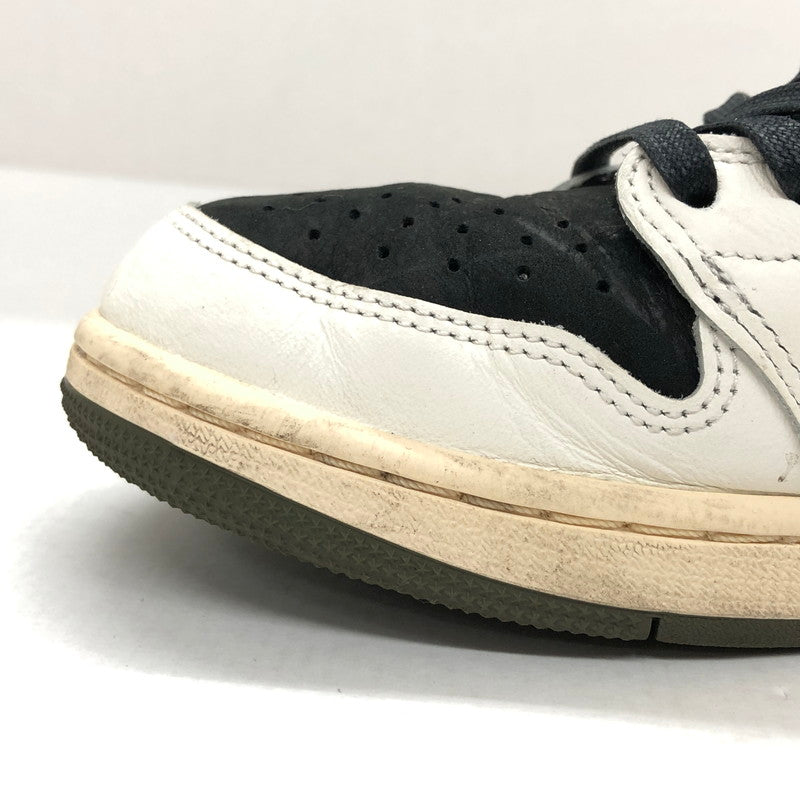 【中古品】【メンズ】 NIKE ナイキ × TRAVIS SCOTT WMNS AIR JORDAN 1 LOW OG DZ4137-106 トラヴィススコット ウィメンズ エア ジョーダン 1 ロー OG スニーカー シューズ 靴  160-250224-hn-03-fur サイズ：27.5cm US 10.5 カラー：ブラック/ホワイト系 万代Net店