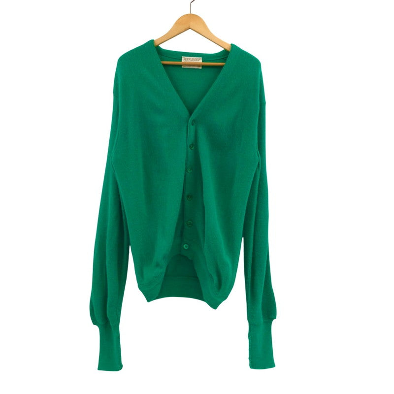 【現状渡し品】【メンズ】 JEFFLINKS ジェフリンクス USA製 ニット カーディガン 長袖 トップス 146-251222-hn-08-fur サイズ：M カラー：グリーン系 万代Net店