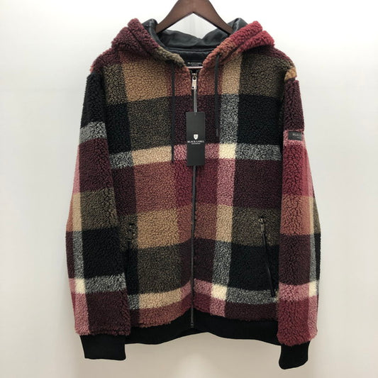 【中古品】【メンズ】 BURBERRY BLACK LABEL バーバリーブラックレーベル BLACK LABEL CRESTBRIDGE ボアパーカー 141-250126-SU-07-tomh サイズ：L カラー：チェック柄 万代Net店