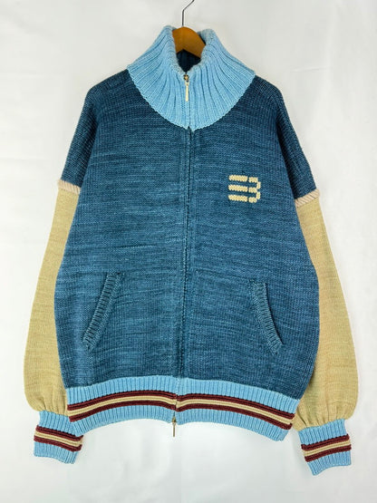 【中古品】【メンズ】  NAMESAKE ネイムセイク VICTORY ZIP BOMBERN3-AW23-N3-KN-04 ヴィクトリー ジップボンバー ニット セーター 141-240906-hi-10-tag サイズ：M カラー：ATLANTIC BLUE 万代Net店