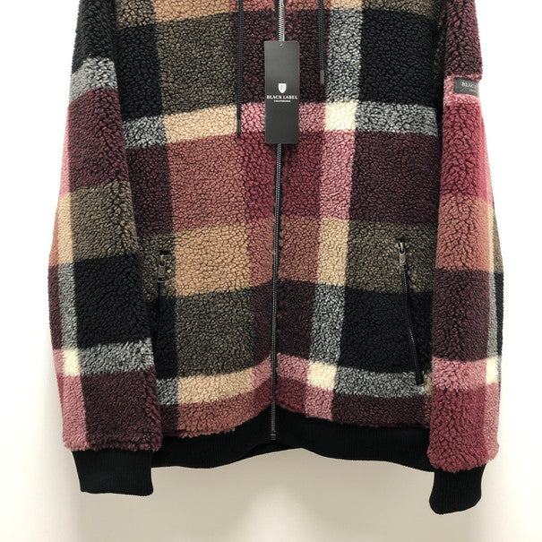 【中古品】【メンズ】 BURBERRY BLACK LABEL バーバリーブラックレーベル BLACK LABEL CRESTBRIDGE ボアパーカー 141-250126-SU-07-tomh サイズ：L カラー：チェック柄 万代Net店