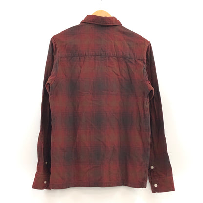 【中古品】【メンズ】 WTAPS ダブルタップス L/S CHECK SHIRT 102LTDT-SHM01 長袖チェックシャツ カジュアルシャツ トップス 142-260820-hn-11-fur サイズ：M カラー：レッド/ブラック 万代Net店