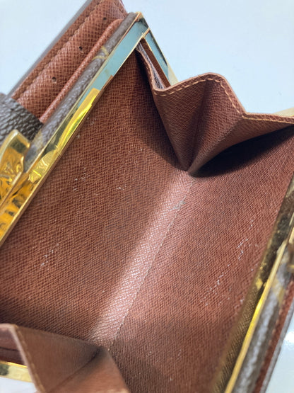 【中古品】【レディース】 LOUIS VUITTON ルイヴィトン ポルトフォイユ ヴィエノワ М61674 二つ折り財布 がま口 (ICH) 179-260927-AS-1-hon カラー：モノグラム 万代Net店