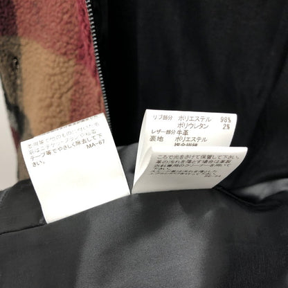 【中古品】【メンズ】 BURBERRY BLACK LABEL バーバリーブラックレーベル BLACK LABEL CRESTBRIDGE ボアパーカー 141-250126-SU-07-tomh サイズ：L カラー：チェック柄 万代Net店