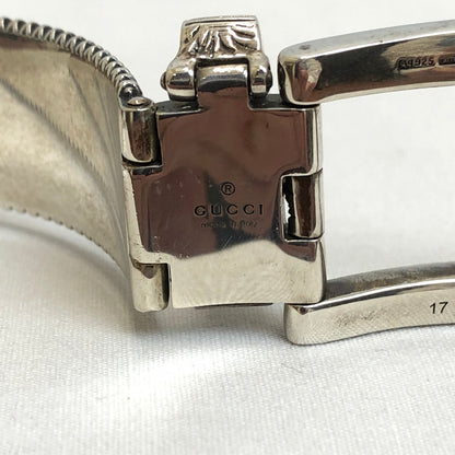 【中古品】【メンズ/レディース】 GUCCI グッチ ベルト装飾バングル  182-231116-182-231116-hs-2-tom-tom カラー：レッド ブルー シルバー 万代Net店