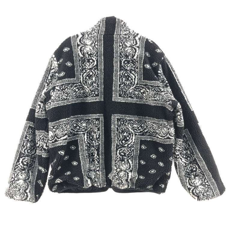 【中古美品】【メンズ/レディース】 Supreme シュプリーム SUPREME 19AW REVERSIBLE BANDANA FLEECE JACKET リバーシブル 2WAY ペイズリー 149-251211-SY-02-iwa サイズ：M 万代Net店