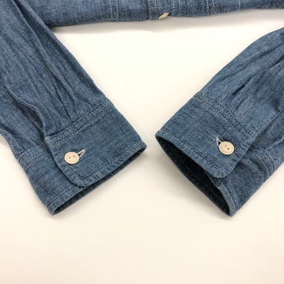 【中古品】【メンズ】 Carhartt カーハート I012297 長袖シャンブレーシャツ カジュアルシャツ トップス 145-250629-hn-05-fur サイズ：M カラー：ブルー系 万代Net店